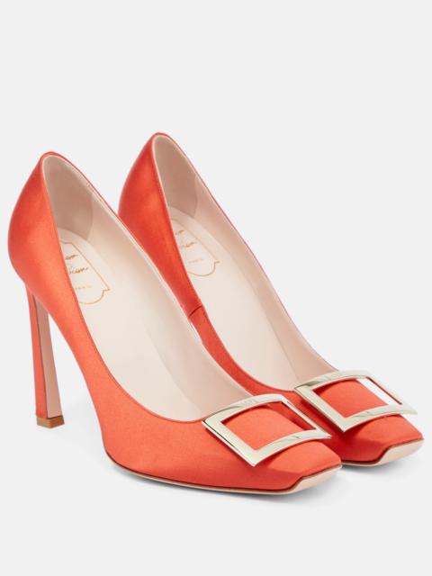 Roger Vivier Trompette satin pumps