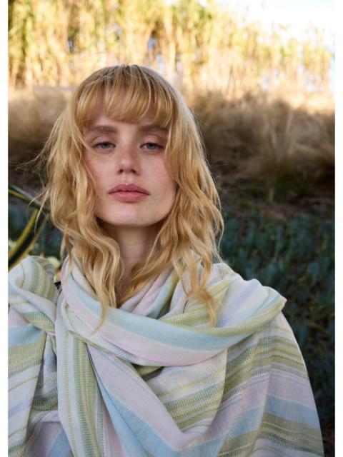 SAINT JAMES Multicolored striped scarf