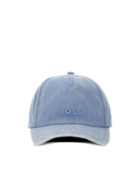 BOSS logo-print cotton cap