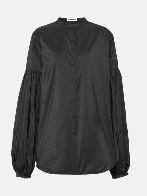 Puff-sleeve blouse