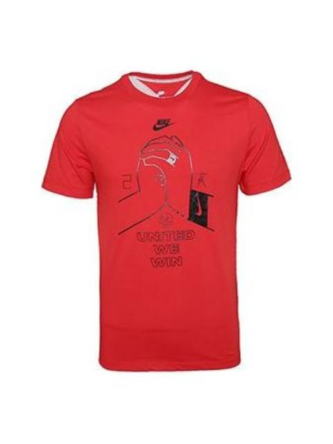 Nike Men's Nike Sports Short Sleeve Red T-Shirt BV5825-600