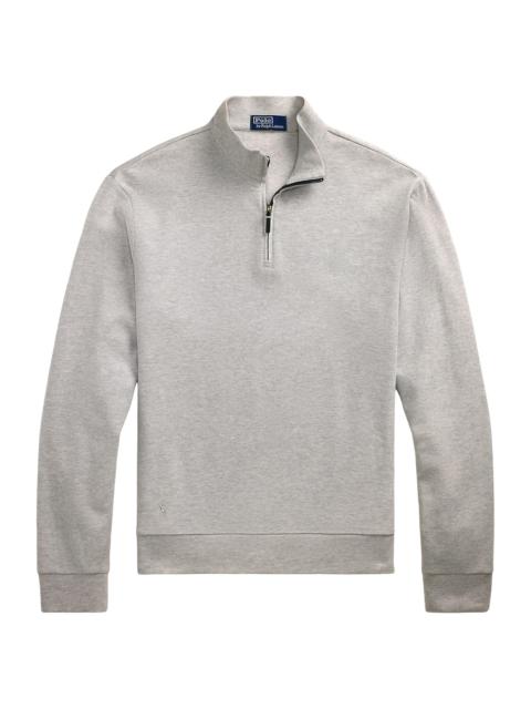 Polo Ralph Lauren Men's Double-Knit Jacquard Quarter-Zip Sweater - Spring Heather Nevis