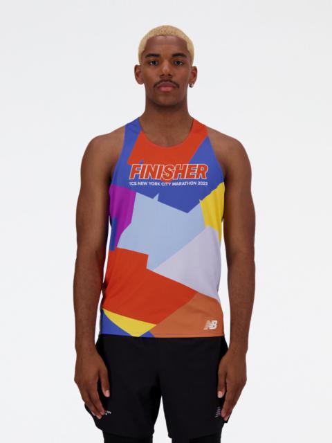 New Balance NYC Marathon Printed Finisher Singlet