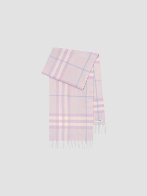 Burberry Women's Check Cashmere Scarf - Powder Purple