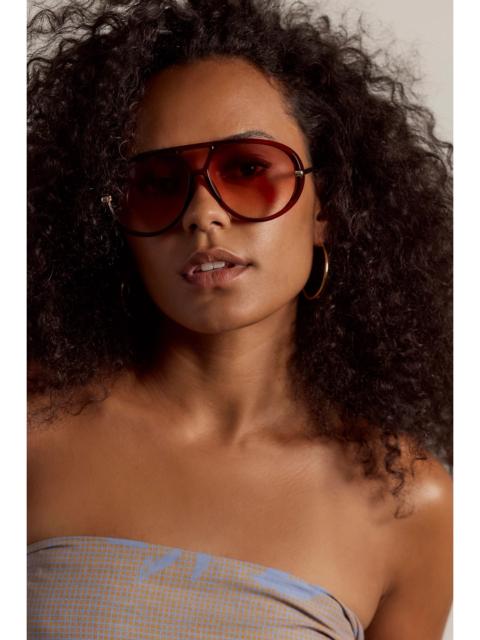 FREE PEOPLE Sunday Afternoon Aviator Sunglasses