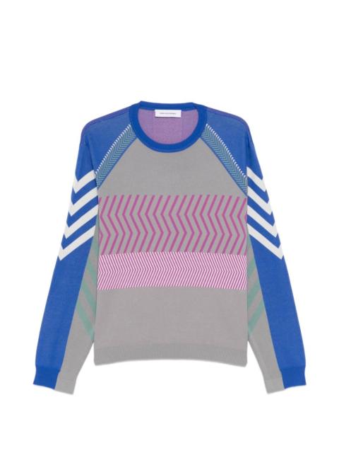 Kiko Kostadinov Gizi panelled sweater