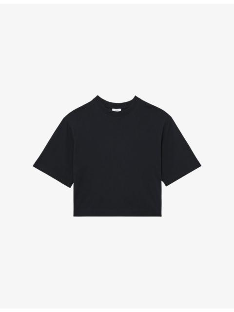 REISS Lara Relaxed-Fit Cotton T-Shirt