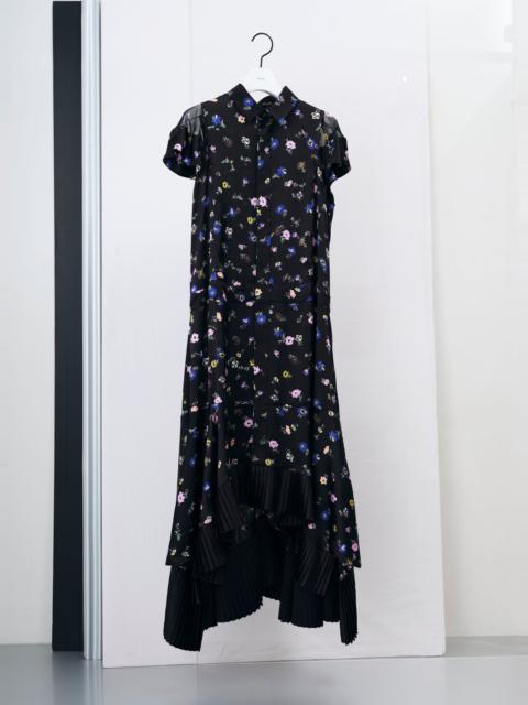 sacai Floral Print Dress