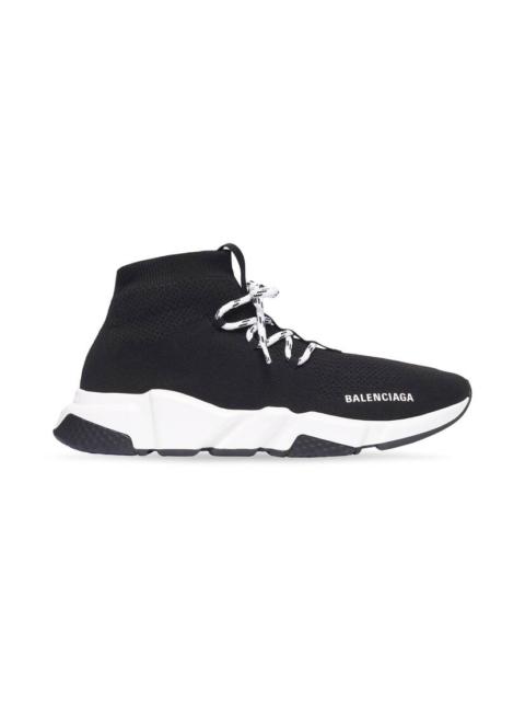Men's Speed Lace-up Sneaker in Black/white