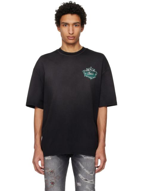 AMIRI Black Chateau Crest Oversized T-shirt