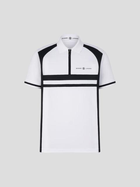 Bernhard Polo shirt in White/Black