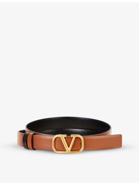 Valentino VLOGO reversible leather belt