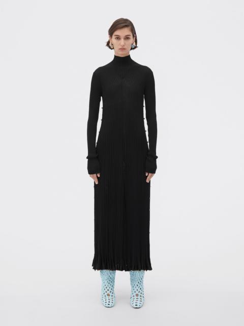 Bottega Veneta light viscose plissé dress