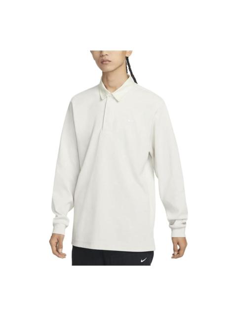 Nike Solo Swoosh Rugby Top 'White' DQ5222-030