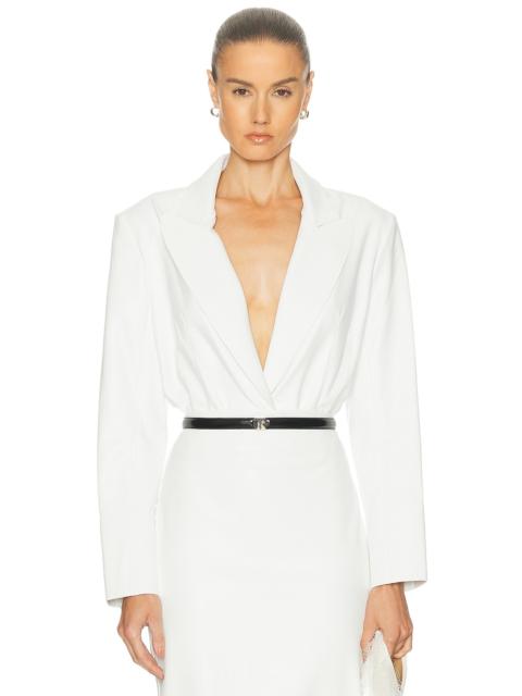 NORMA KAMALI Easy Fit Single Breasted Bodysuit