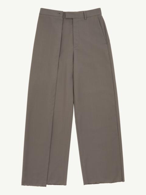 Tailoring Wool Canvas Trousers