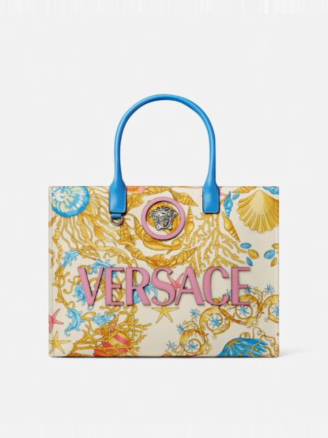 VERSACE Underwater Barocco La Medusa Large Tote Bag