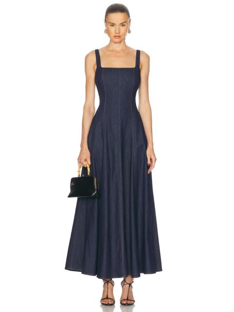 NICHOLAS Athena Sleeveless Paneled Midi Dress