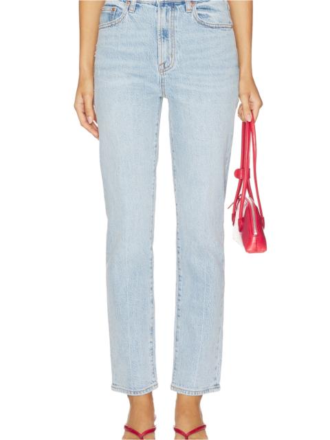 PISTOLA Bri Ankle High Rise Slim Straight Jeans