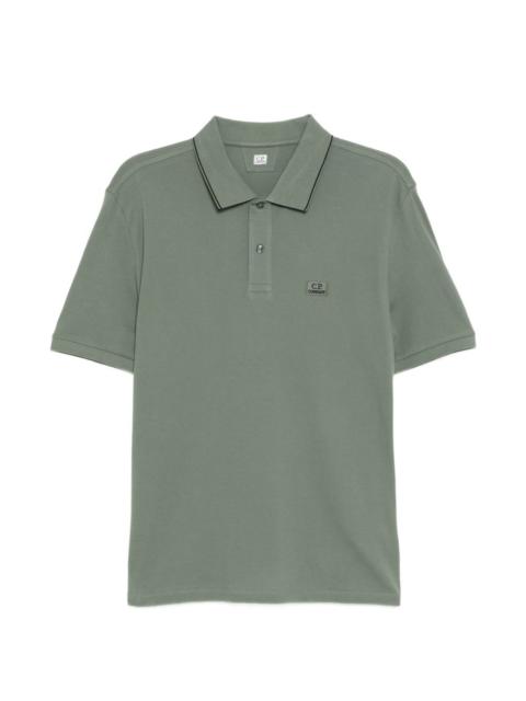 C.P. Company logo-embroidered polo shirt