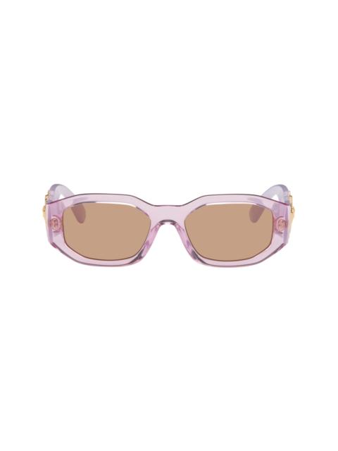 VERSACE Purple Medusa Biggie Sunglasses