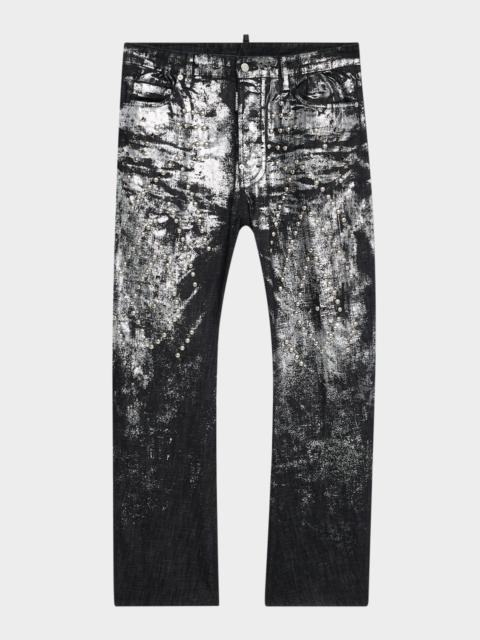 DSQUARED2 Men's London Bro Metallic Jeans