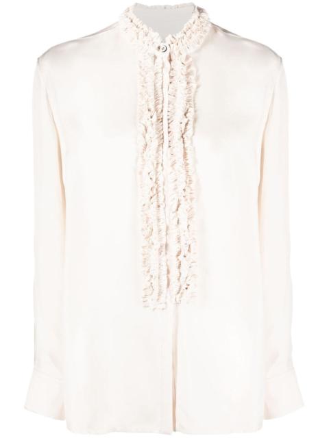 Jil Sander ruffle-trim blouse