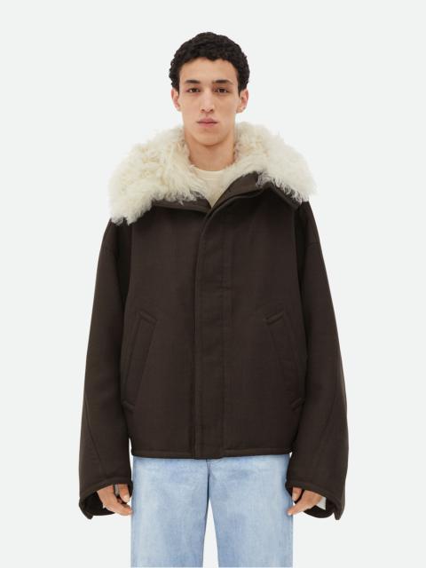 Bottega Veneta Wool And Shearling Parka