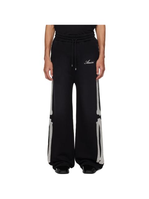 AMIRI Black Bones Oversized Sweatpants