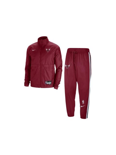 Nike Nike NBA Chicago Bulls Courtside City Edition Tracksuit Red