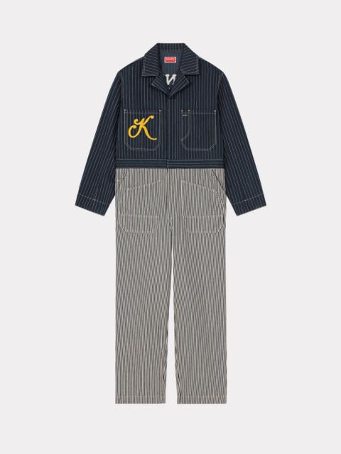 KENZO 'Sailor' loose-fitting denim jumpsuit