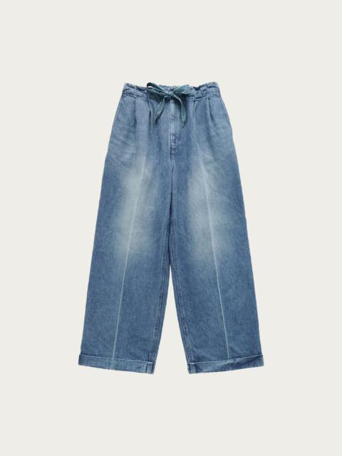 Kapital 14oz Denim EASY Trouser (CenterPleated) - Pro