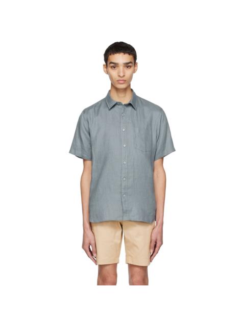 Vince Blue Patch Pocket Shirt