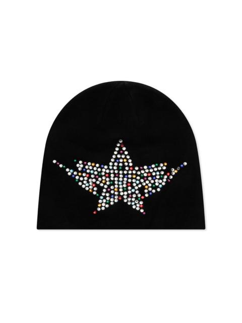 A BATHING APE® COLOR STONE STA KNIT CAP - BLACK