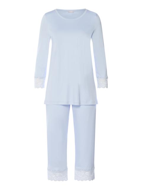 HANRO Moments Lace Trim Cotton Pajama Set