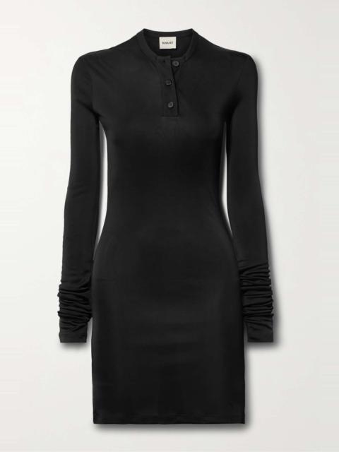 KHAITE Byron jersey mini dress