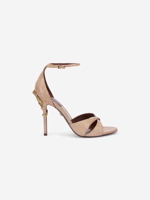 Roberto Cavalli Serpentine Sandal