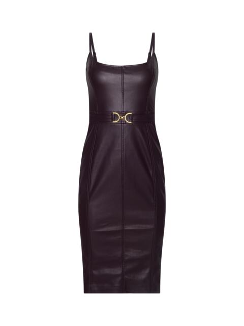 L'AGENCE Halia Vegan Leather Dress