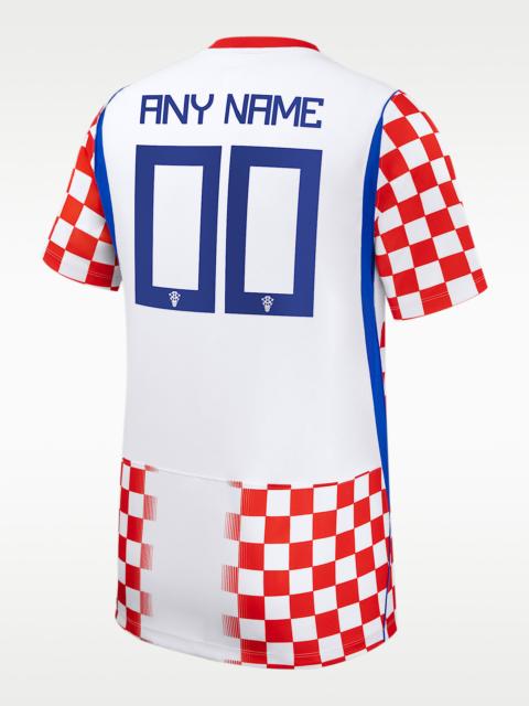 Nike Croatia 2026 Stadium Home Men's Nike Dri-FIT Soccer Jersey Custom Jersey By You
