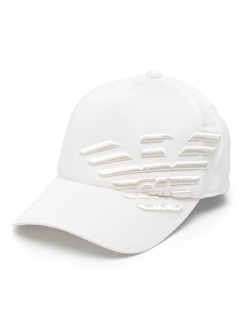 EMPORIO ARMANI Logo cotton baseball cap