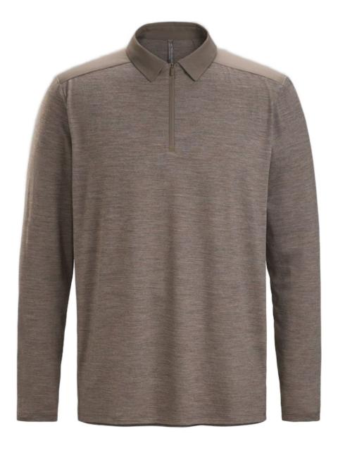 Arc'teryx long-sleeved half-zip polo shirt