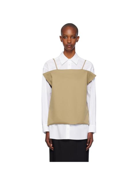 LA COLLECTION Beige Panarea Top