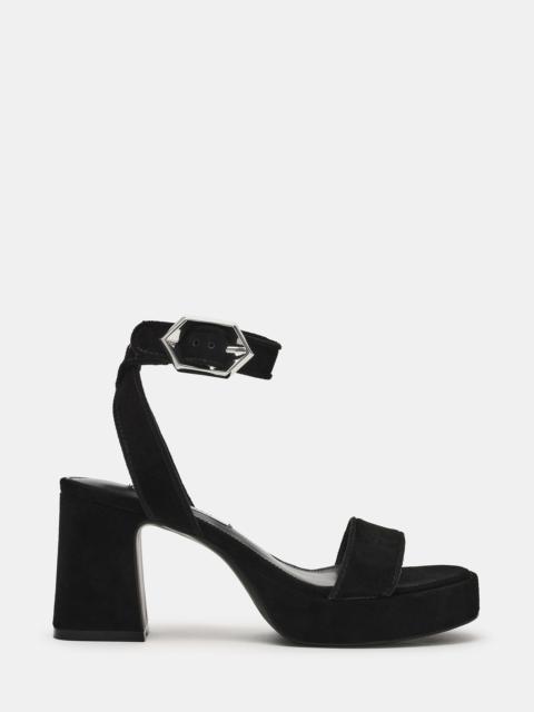 STEVE MADDEN ELIDA BLACK SUEDE