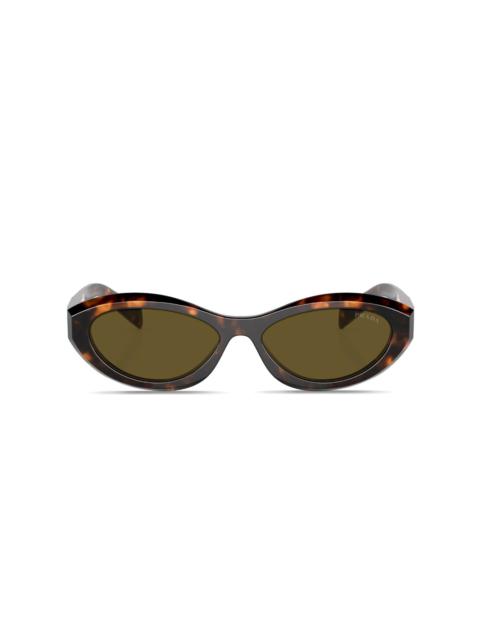 tortoiseshell-effect tinted sunglasses