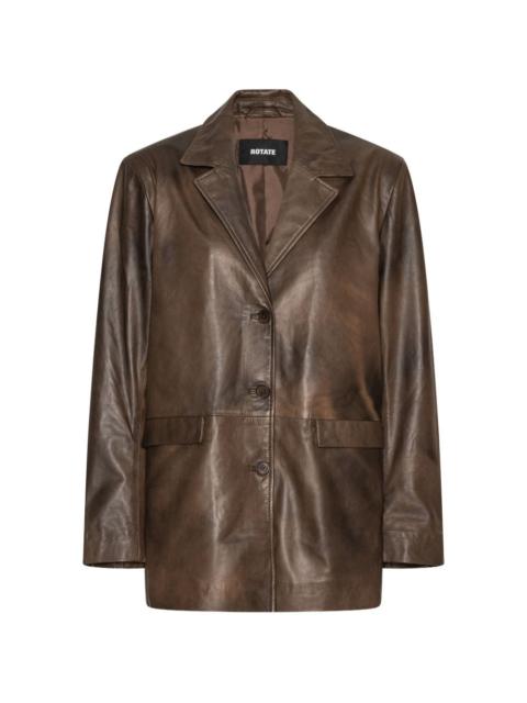 ROTATE leather blazer