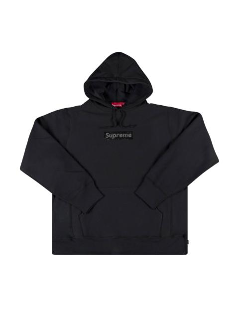 Supreme x Swarovski Box Logo Hooded Sweatshirt 'Black'