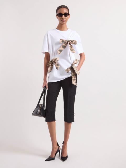 NINA RICCI White Bow T-Shirt