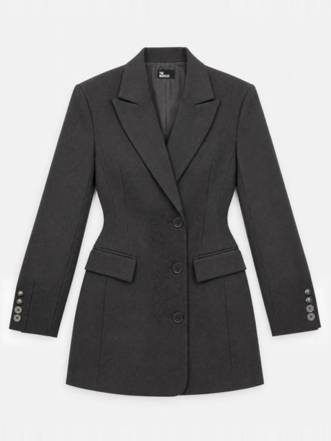 The Kooples BLACK WOOL-BLEND BLAZER-STYLE DRESS