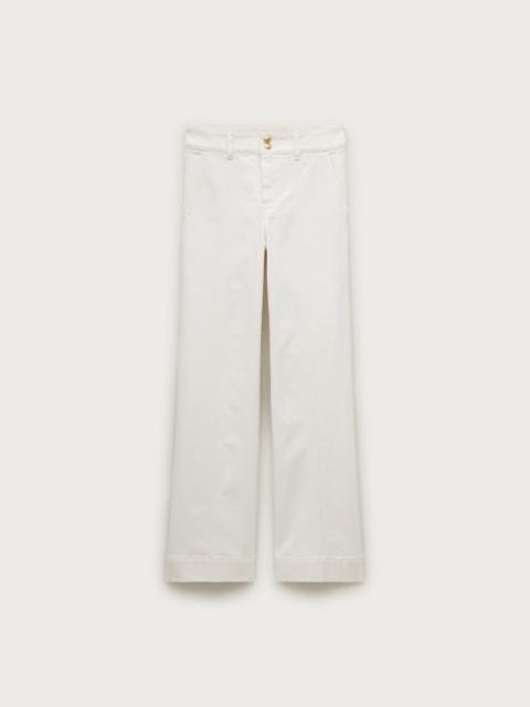 J.CREW Denim trouser jean with stacked buttons