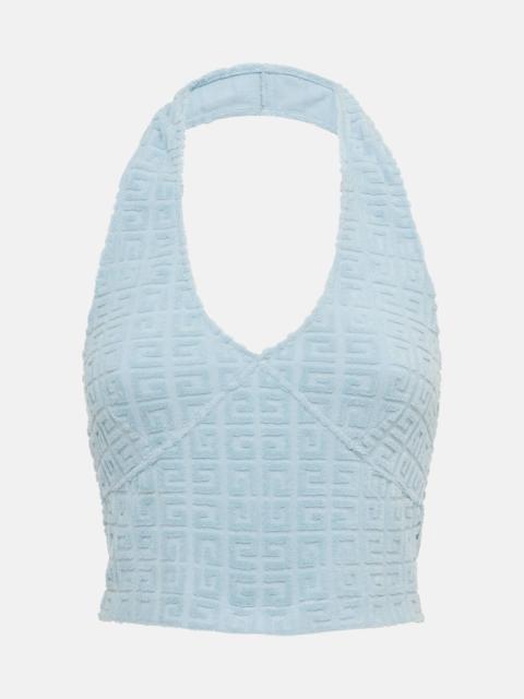 Plage 4G cotton-blend terry crop top